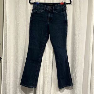 High rise crop boot jeans